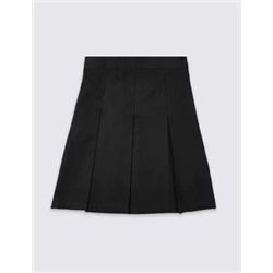 Girls' Permanent Pleats School Skirt (2-16 Yrs)