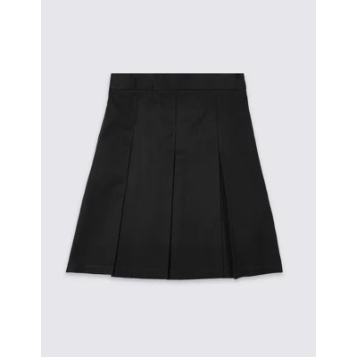 Girls' Permanent Pleats School Skirt (2-16 Yrs)