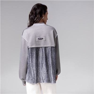 Свитшот со швами наружу, Успех в руках (серый)