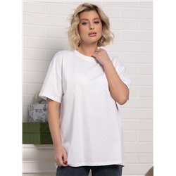 Футболка Ия (белая/стразы) Б15235-4М