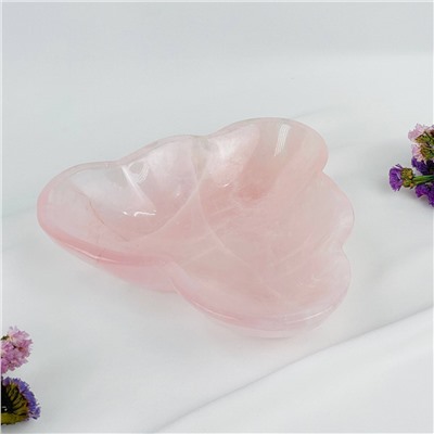 Радуга Самоцветов Чаша из мадагаскарского Розового кварца