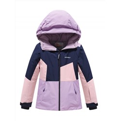 Горнолыжный костюм зимний для девочки фиолетового цвета 9518F