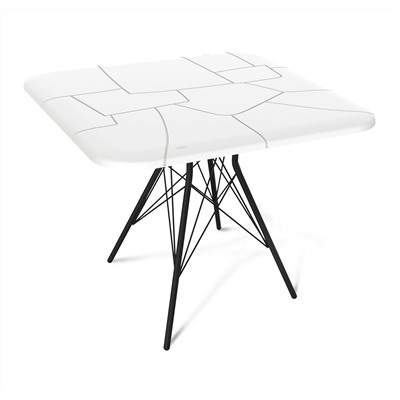 Пластиковая столешница SHT-TT30 83/83
                        белый
