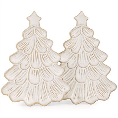 НАБОР СЕРВИРОВОЧНЫХ БЛЮД КОЛЛЕКЦИЯ "PINE CONES", 2 ШТ. / 18,2*13,3*2 СМ