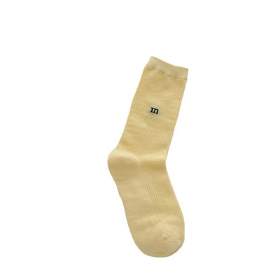 Brand design base colored socks, mid-length