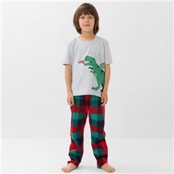 Новый год. Пижама детская KAFTAN "Дракон", размер 34 (122-128 см)