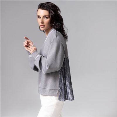 Свитшот со швами наружу, Успех в руках (серый)