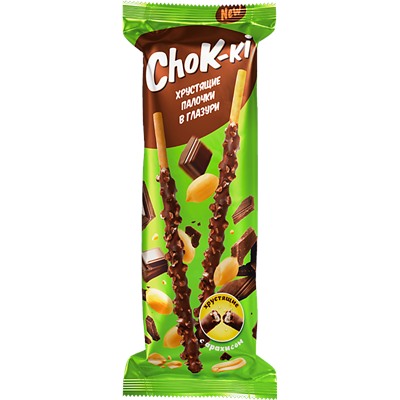 Соломка в глазури ChoK-ki с арахисом 40гр/30шт