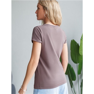 Футболка из премиального хлопка с эластаном