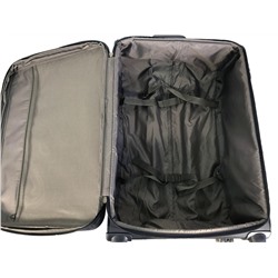 Чемодан ,комплект из 3-х , текстиль, 50124 Темно-синий