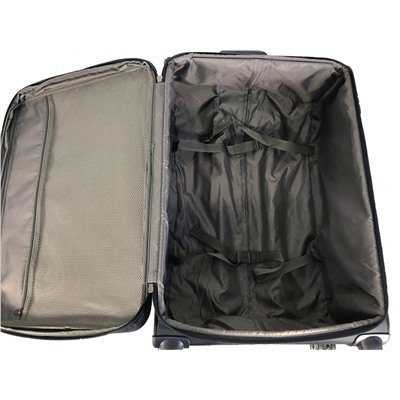 Чемодан ,комплект из 3-х , текстиль, 50124 Темно-синий