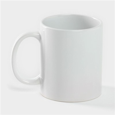 Кружка - хамелеон Доляна Warm up, 350 мл, керамика, белая