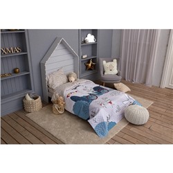 Покрывало "Этель" 2 сп Brave bear, 180*220 см, микрофибра