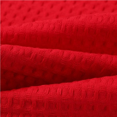 Набор подарочный Доляна From Santa: бордовый, полотенце 35×60 см, хлопок 100%, ваф 220 г/м²