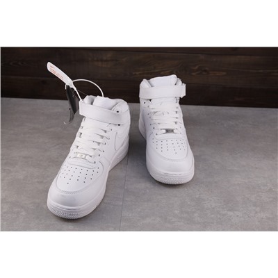 Зимние Nike Air Force из натуральной кожи
