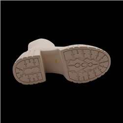 Ботинки из натуральной кожи на меху РМ-085-2 бежевые