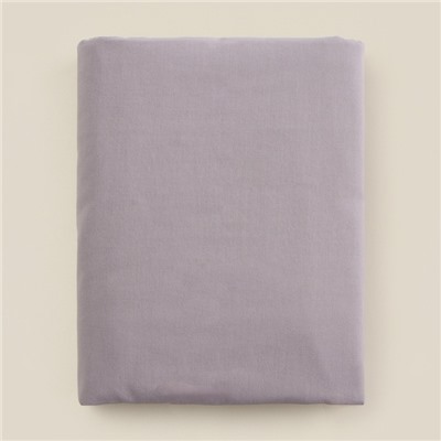 Простыня евро SL Home Cotton, 235×245 см, серая, жатый хлопок