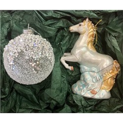 Подарочный набор "Белогривая лошадка на облачке №3"