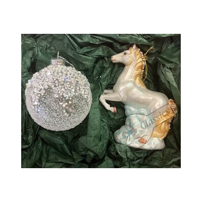 Подарочный набор "Белогривая лошадка на облачке №3"