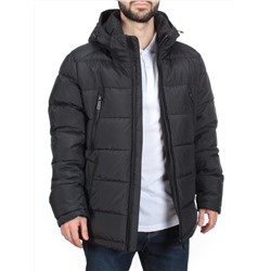 4707 BLACK Куртка мужская зимняя ROMADA (200 гр. холлофайбер)