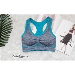 Топ арт.1573, серо-бирюзовый