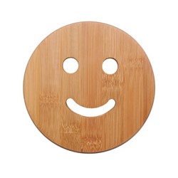 Подставка под горячее 571 BRAVO 15*15*1см круг бамбук