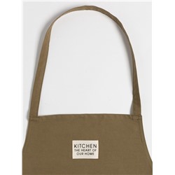 Фартук Этель Kitchen 60х70 см, цвет зелёный, 100% хлопок, саржа 220 г/м2