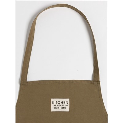 Фартук Этель Kitchen 60х70 см, цвет зелёный, 100% хлопок, саржа 220 г/м2