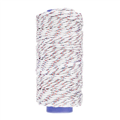 Фал плетеный полипропиленовый с сердечником, 6 мм, L100 м, 16-прядный, Сибртех