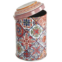 Банка жестяная "Времена года" (оранжевая) 1,1 л Ц99h145v110-01964