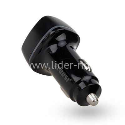 Автомобильное АЗУ 1 USB выход+1 PD (12W) Regrsi CAR-E20 (черный) в коробке