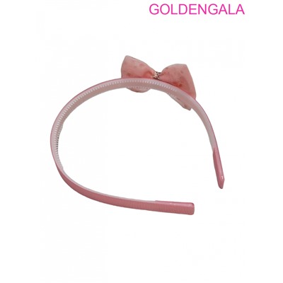 Ободок для волос детский с бантом ОБ 20В модель 1