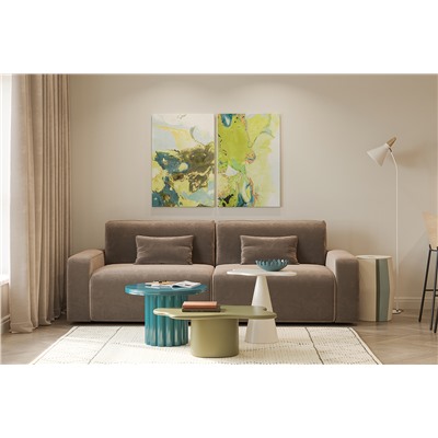 Столик кофейный Vivlend, Ø57 см, глубоководный