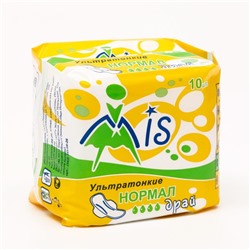 Прокладки «Mis» Ультратонкие, Normal Dry, 10 шт.