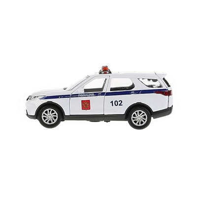 Машина металл LAND ROVER DISCOVERY ПОЛИЦИЯ 12 см, двери, багаж, инерц 297496