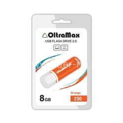 USB Flash 8GB Oltramax (230) оранжевый