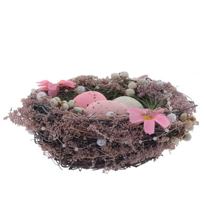 GAEM Изделие декоративное "Гнездо пасхальное", L13 W13,5 H7,5 см