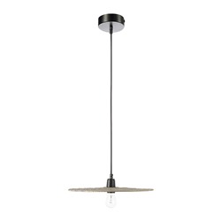 Светильник подвесной Vinger, Ø38х8 см, бежевый