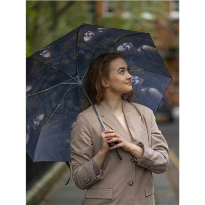 L849-4434 AngelfromTheVirginOfTheRock (Мадонна в скалах,Л.Винчи) Зонт женский механика Fulton