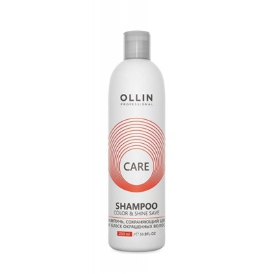Шампунь, сохраняющий цвет и блеск окрашенных волос Care, Ollin, 250 мл