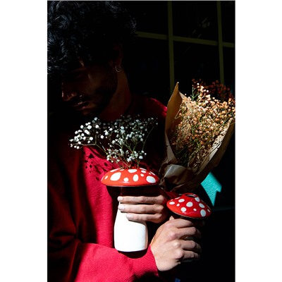 Ваза для цветов Amanita, 19 см