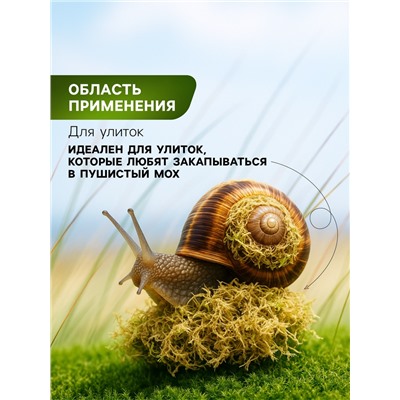 Мох сфагнум для террариумов "Рецепты дедушки Никиты" 1 л