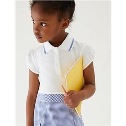 Girls' 2 in 1 Gingham Pleated School Dress (2-14 Yrs)
