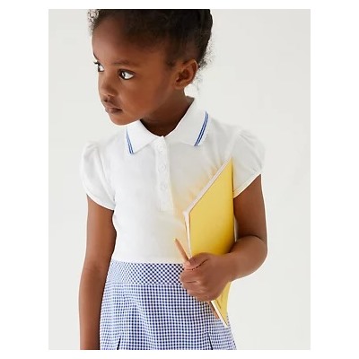 Girls' 2 in 1 Gingham Pleated School Dress (2-14 Yrs)