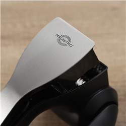 Тёрка барабанного типа Magistro Vegan Pro, 2 сменных насадки, чёрная