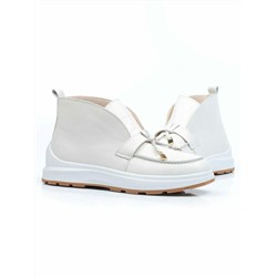 01-5281-2 BEIGE Ботинки демисезонные (натуральная кожа, байка)