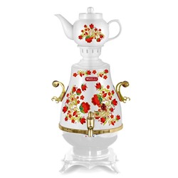 Самовар KELLI-1321 элек с узором обьем 4л (4) оптом