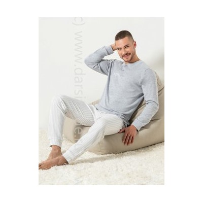 Пижама мужская №DU630 Loungewear Cotonella Образец