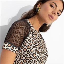 Футболка с анималистичным принтом, Талант перемен (animal)