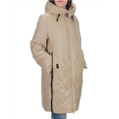 BM22868 BEIGE Куртка демисезонная женская (100 гр. синтепон)